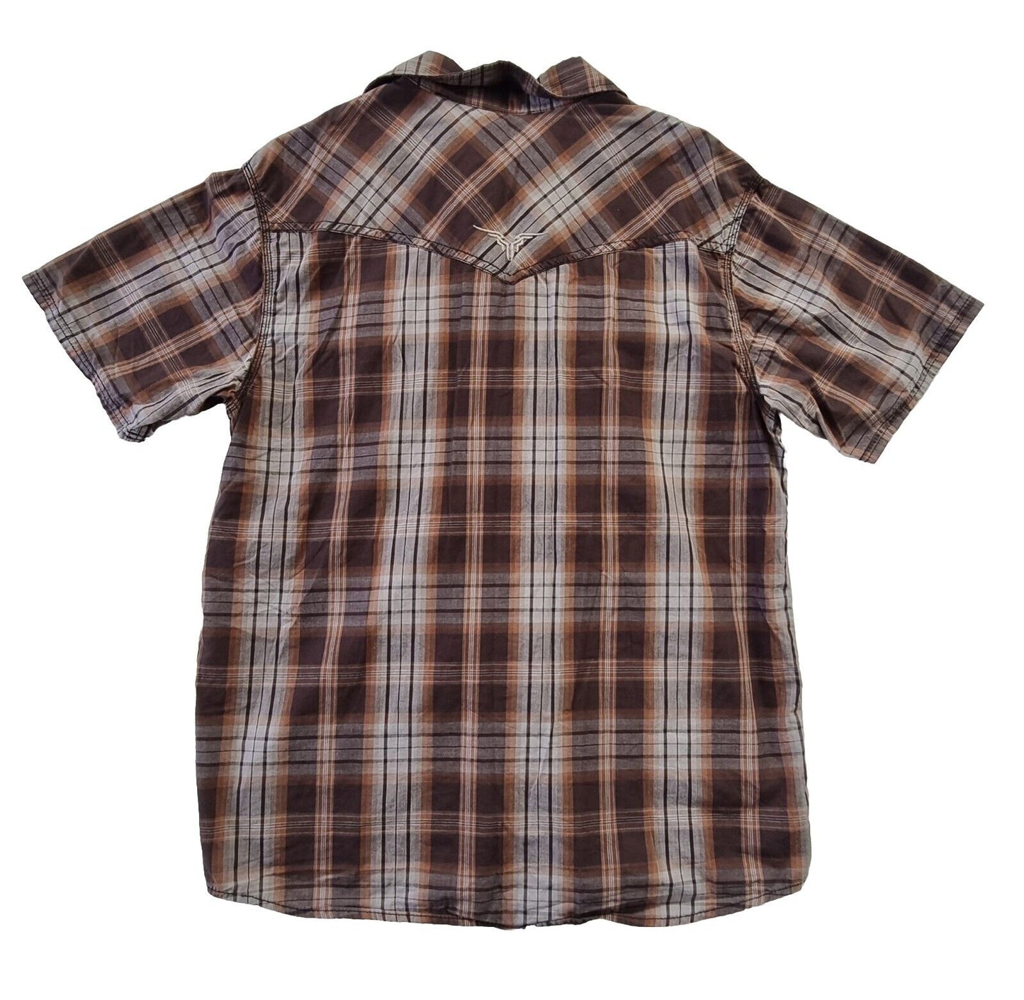 Bullzye Customs Rodeo Short Sleeve Mens Shirt Size L