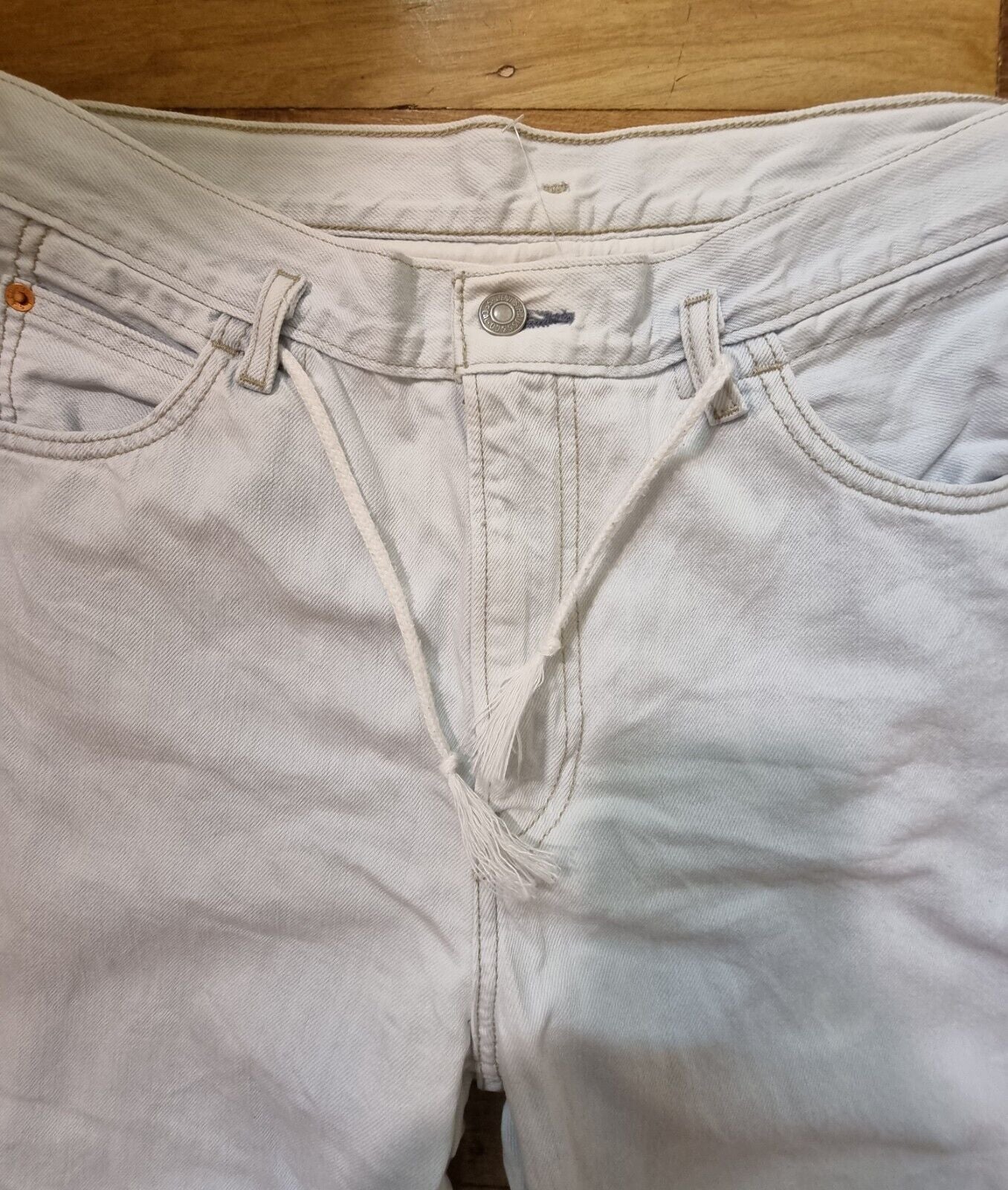Levis Baggy High Rise Drawstring Waist Boyfriend Style Ladies Jeans Szie 26