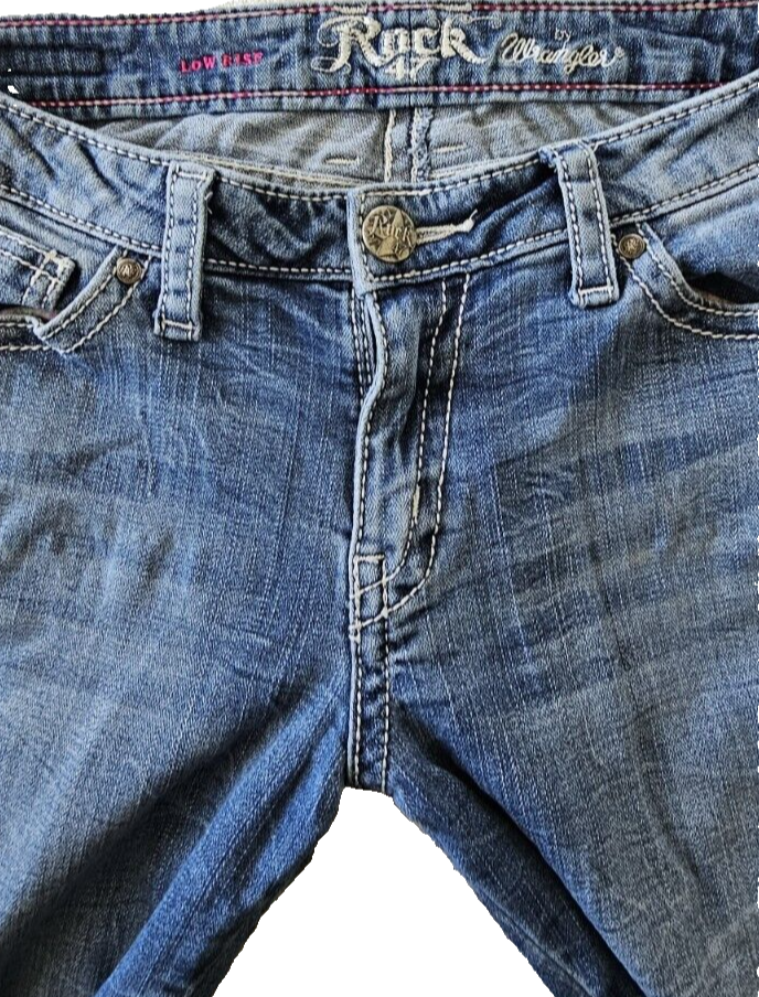 Wrangler ROCK 47 WJX36ST Low Rise Bootcut Ladies Jeans Size 28 x 29