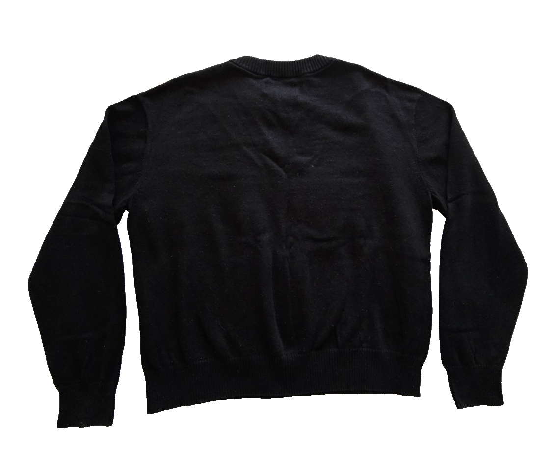 Wrangler Logo Ribbed Crop Jumper Ladies Size 8
