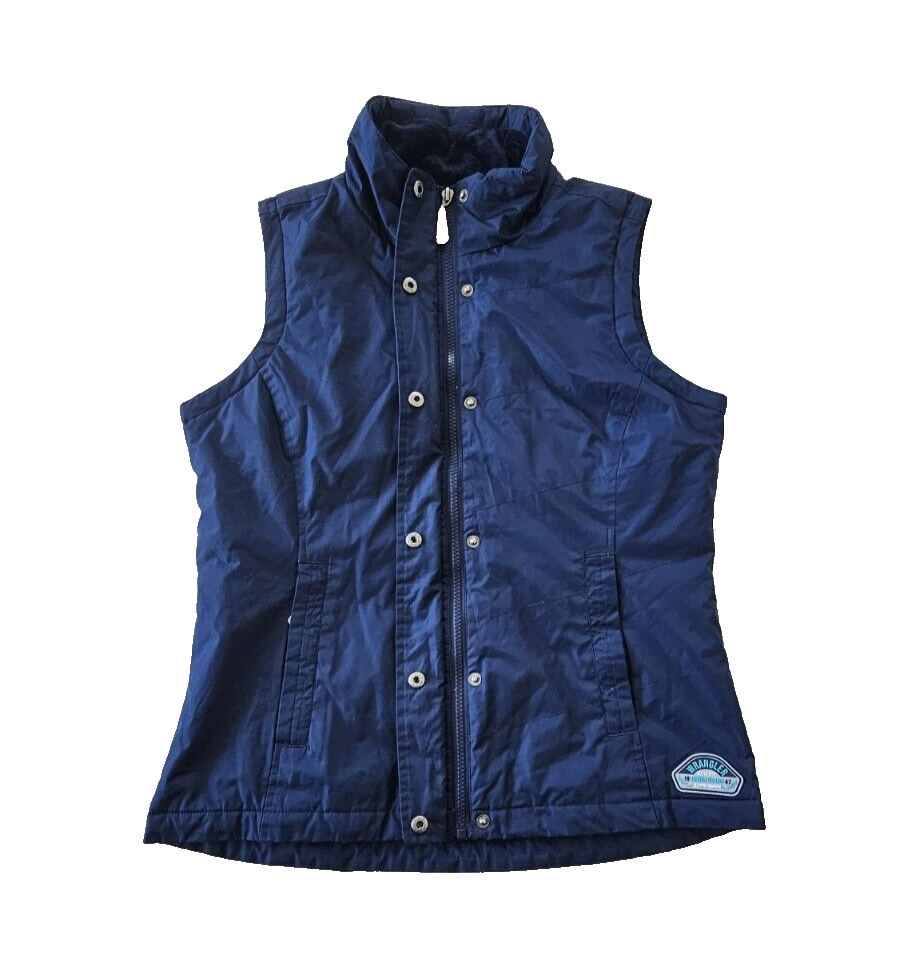 Wrangler Navy Puffer Vest Ladies Size S