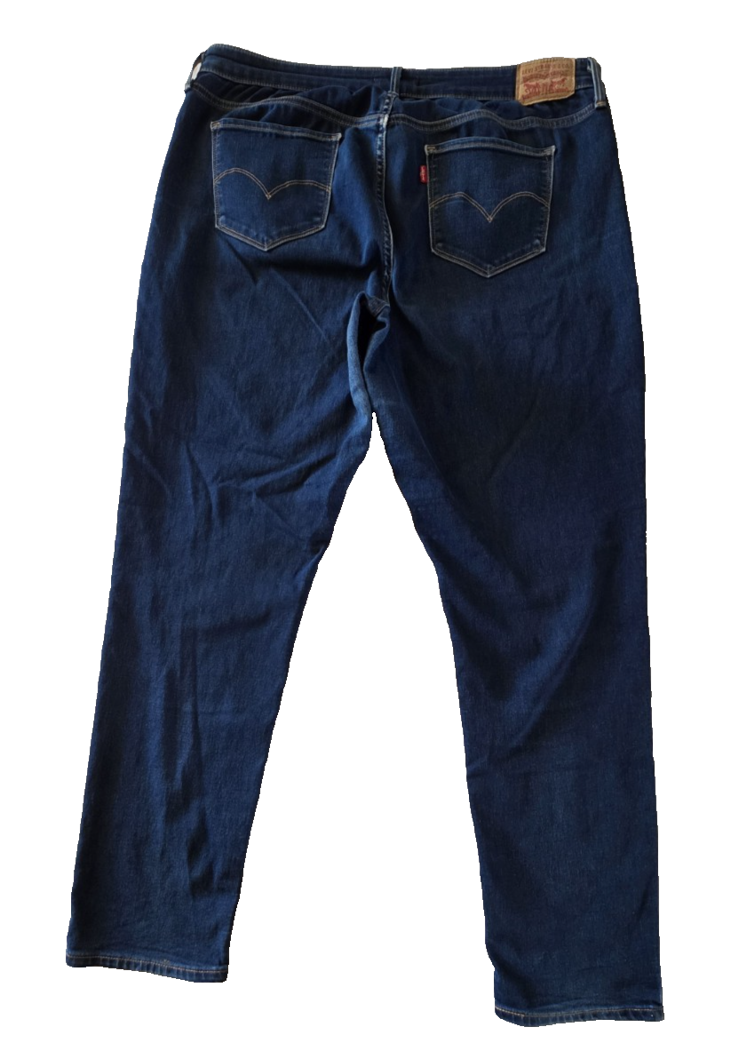 Levi's 311 Shaping Skinny Ladies Dark Denim Jeans Size 18W