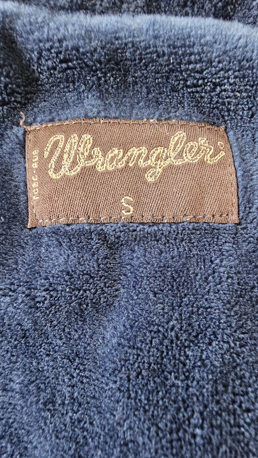 Wrangler Navy Puffer Vest Ladies Size S