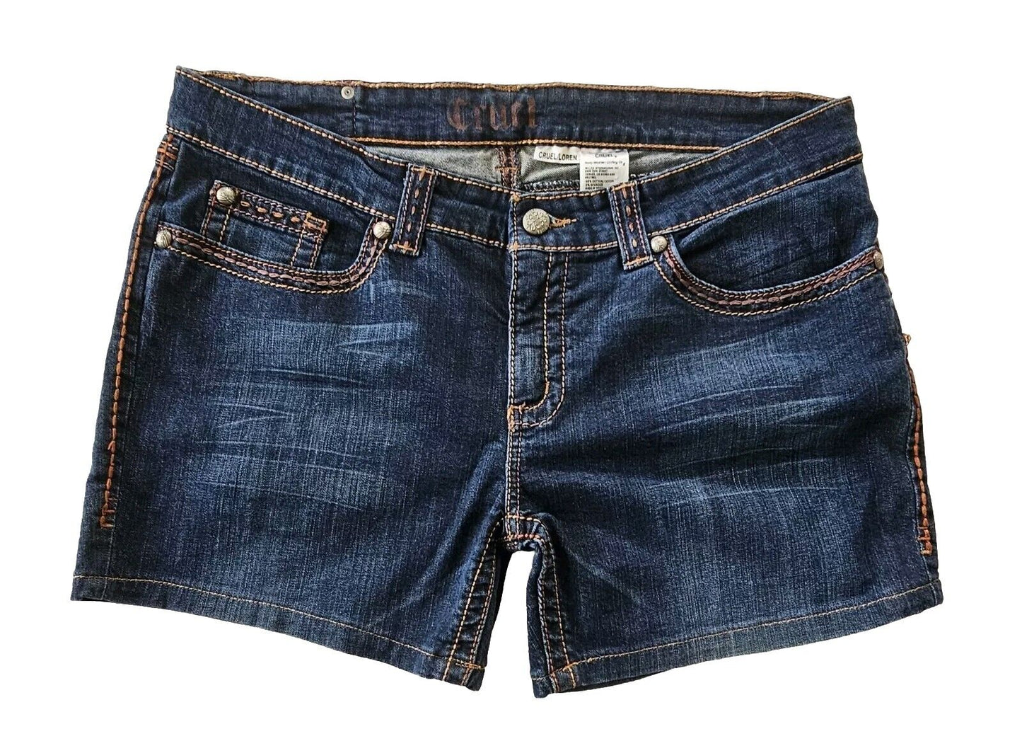 Cruel Girl Loren Cut Off Denim Shorts Ladies Size 17