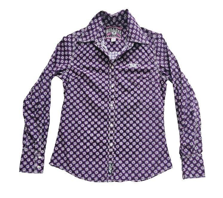 Bullzye Rodeo Long Sleeve Shirt Ladies Size 8