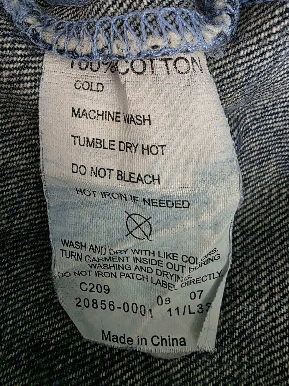 Levi's White Label 856 Low Wide Flare Denim Jeans Ladies Size 11