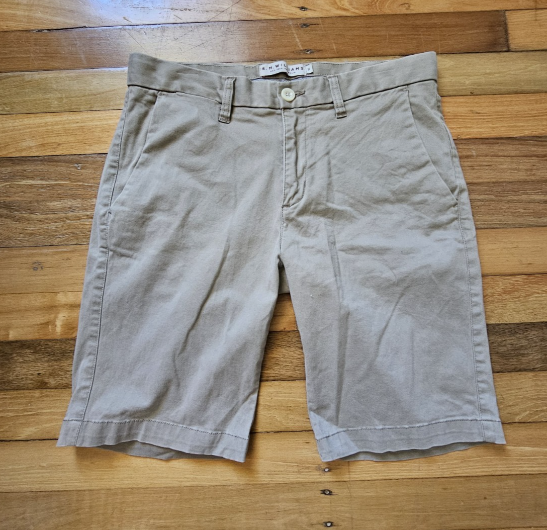 R.M. Williams Scarborough Buckskin Shorts Men's Size 30