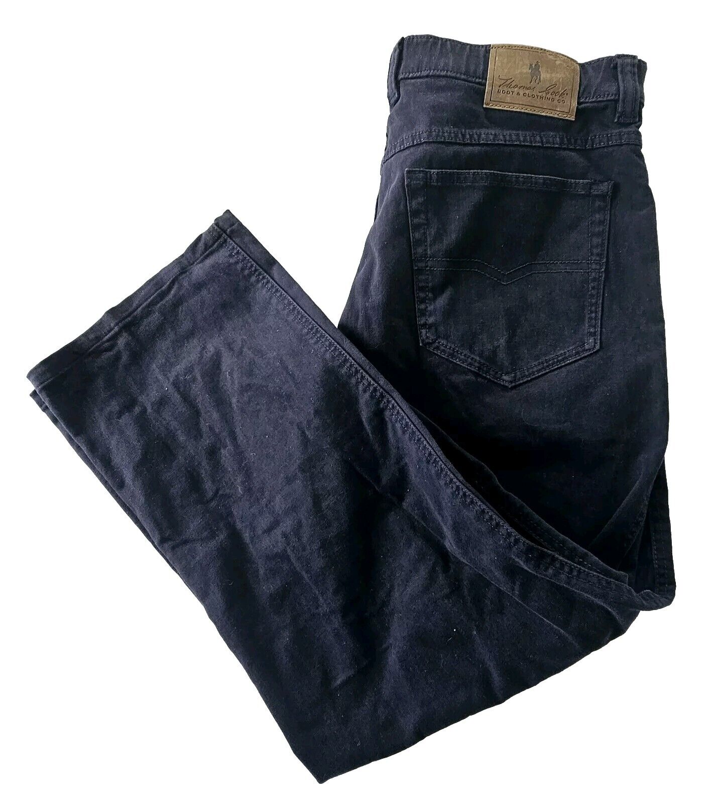 Thomas Cook Genuine Comfort Waist Navy Pants Men's Size 36x27