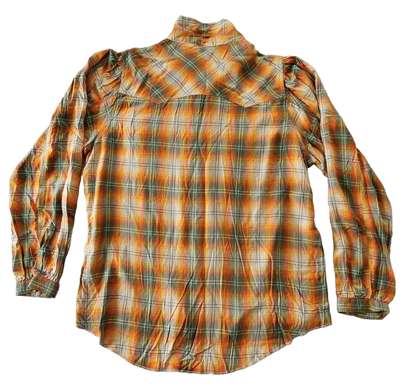 Cruel Girl Western Rodeo Plaid Shirt Ladies Size 2XL