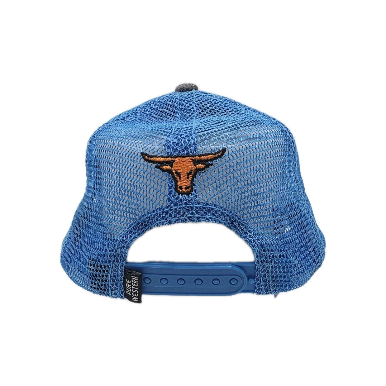 Pure Western Logo Design Truckers Cap Adjustable Strap