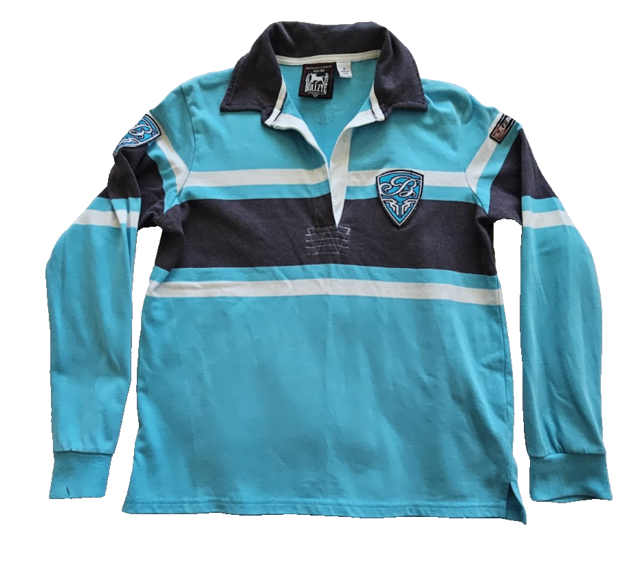 Bullzye Retro Logo Rugby Jersey Ladies Size 12