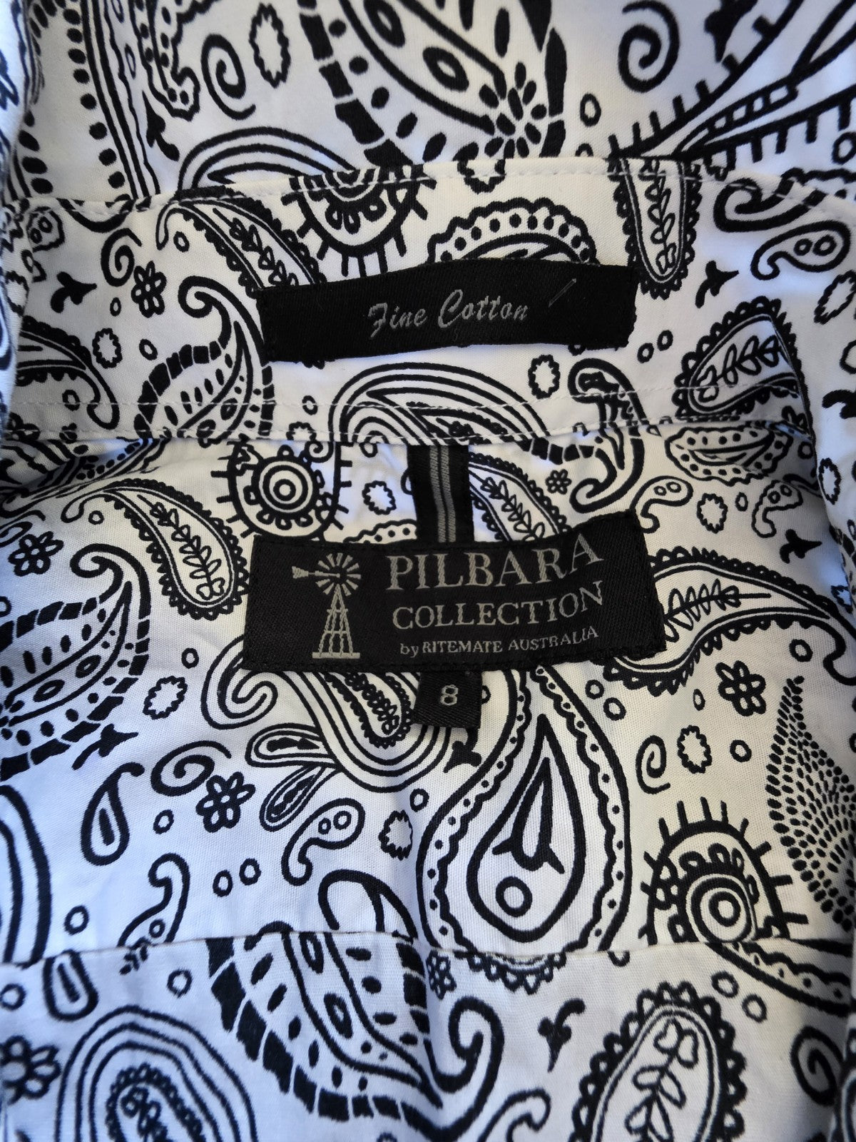 Pilbara Collection Rodeo Arena Shirt Ladies Size 8