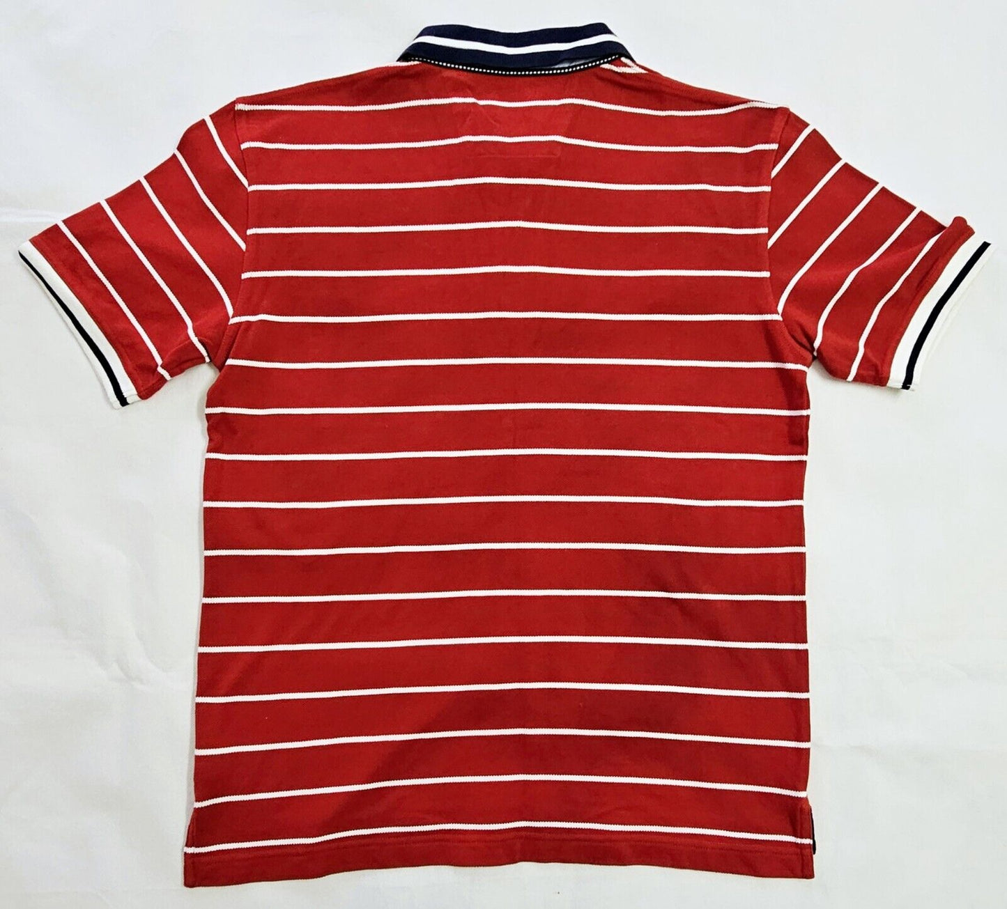 R.M Williams Regular Fit Polo Red Striped Men's Size Small
