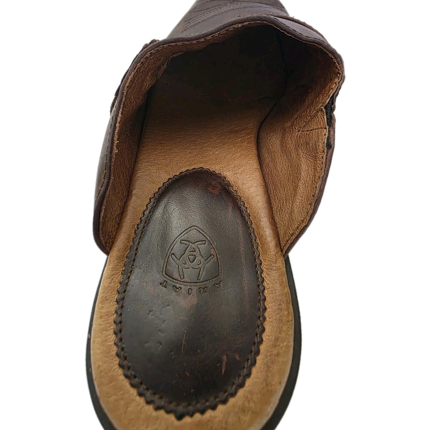 Ariat Western Mules Cowboy Pointed Toe Brown Slip-On Heel Women's Size 7B