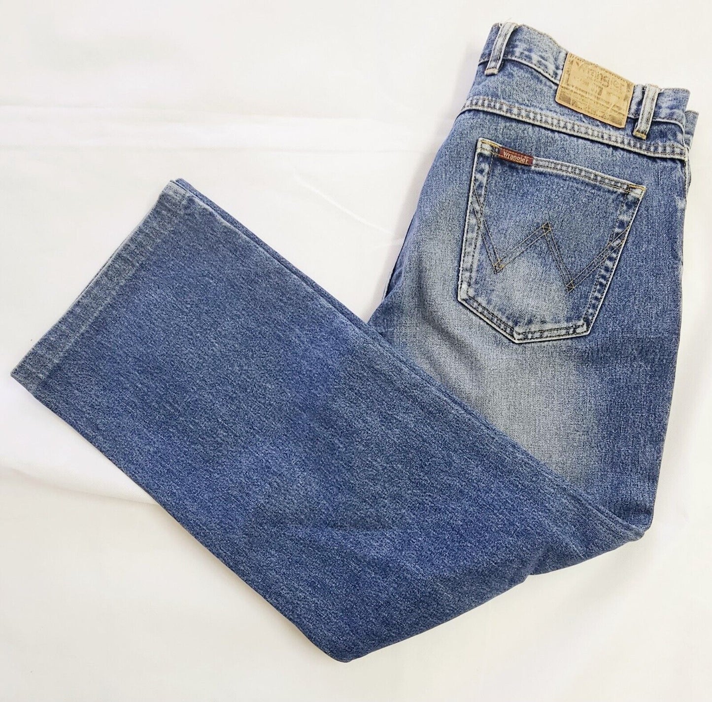 Wrangler Classic Straight Leg Denim Jeans Mens Size 36x29
