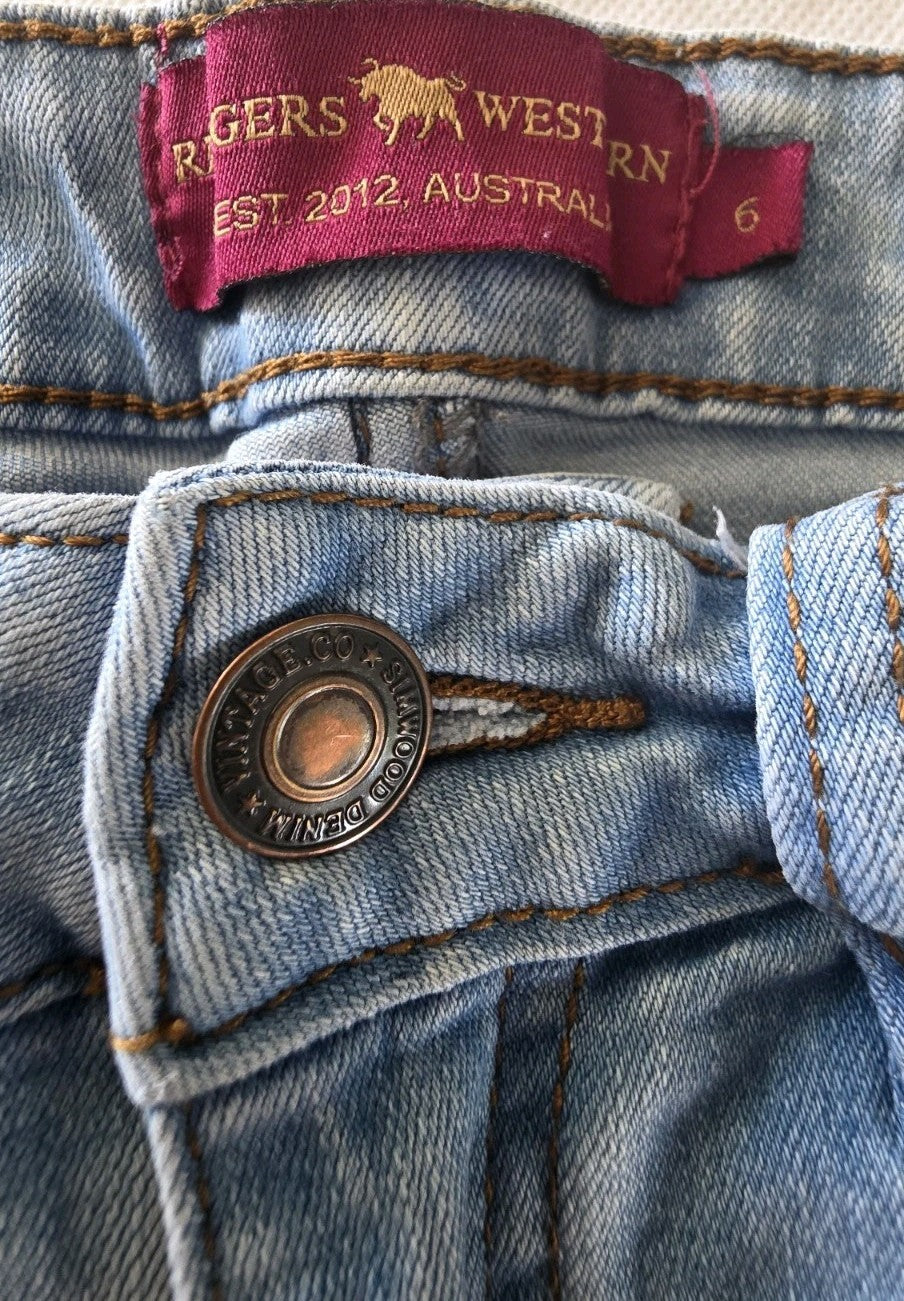 Ringers Western Sophie Mid Rise Skinny Jeans Ladies Size 6