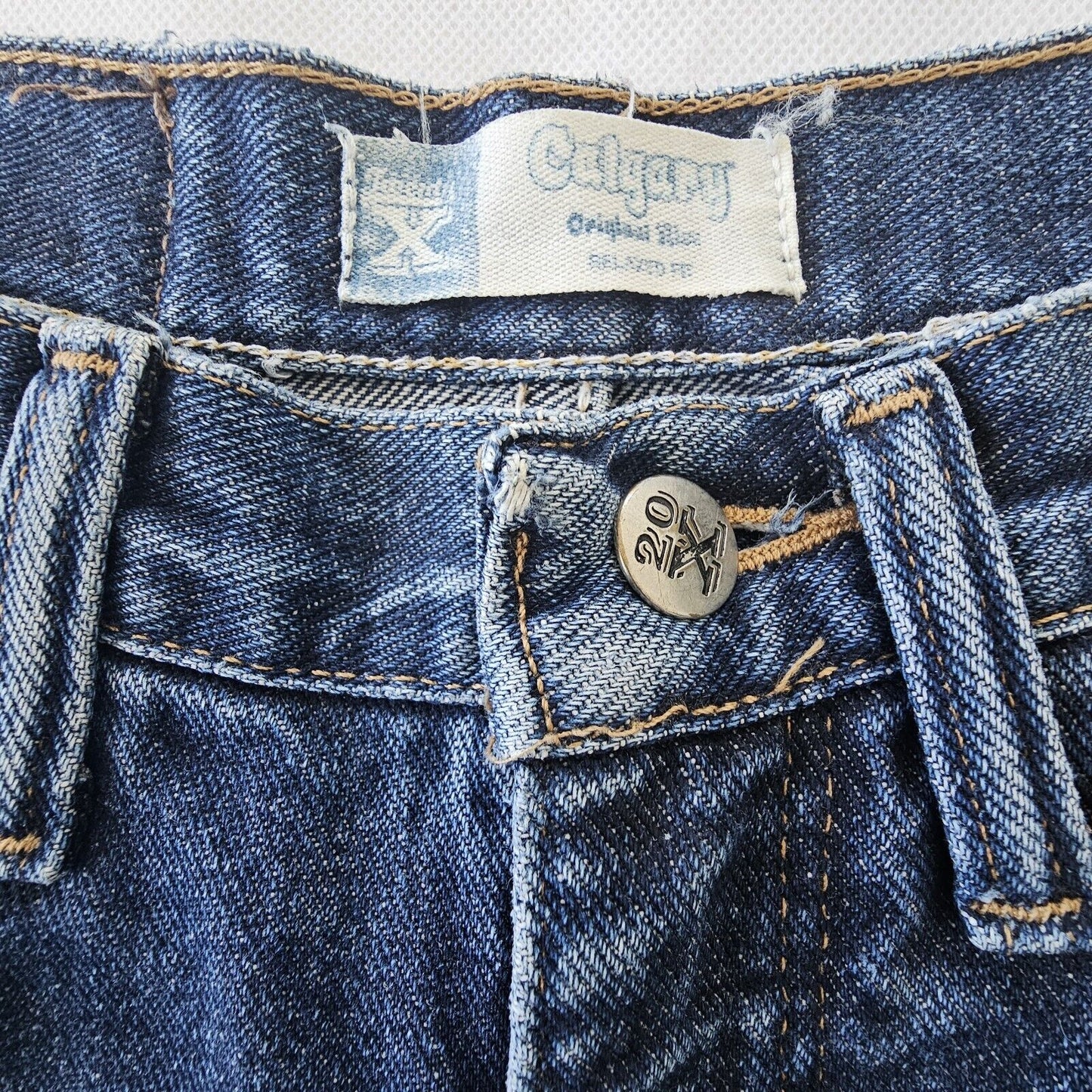 Wrangler 20X Calgary Original Rise Straight Denim Jeans Ladies Size 28 x 36