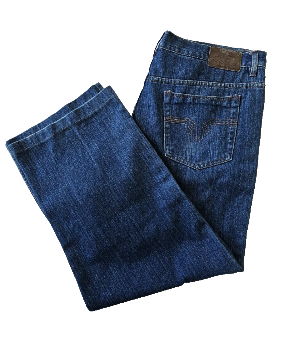 Bullzye Chevy Mid Rise Relaxed Fit Mens Jeans Size 42x28