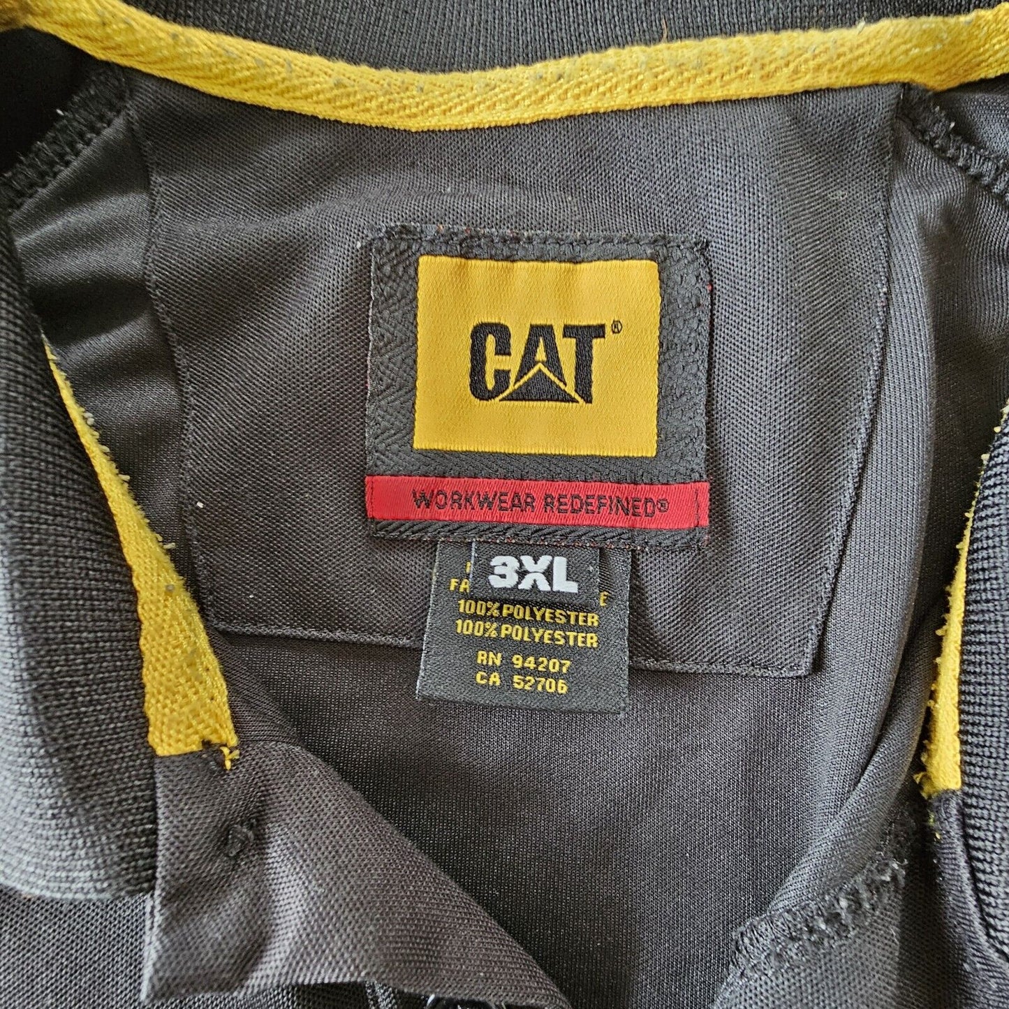 CAT Workwear Redefined Mens Short Sleeve Polo Shirt Size 3XL.
