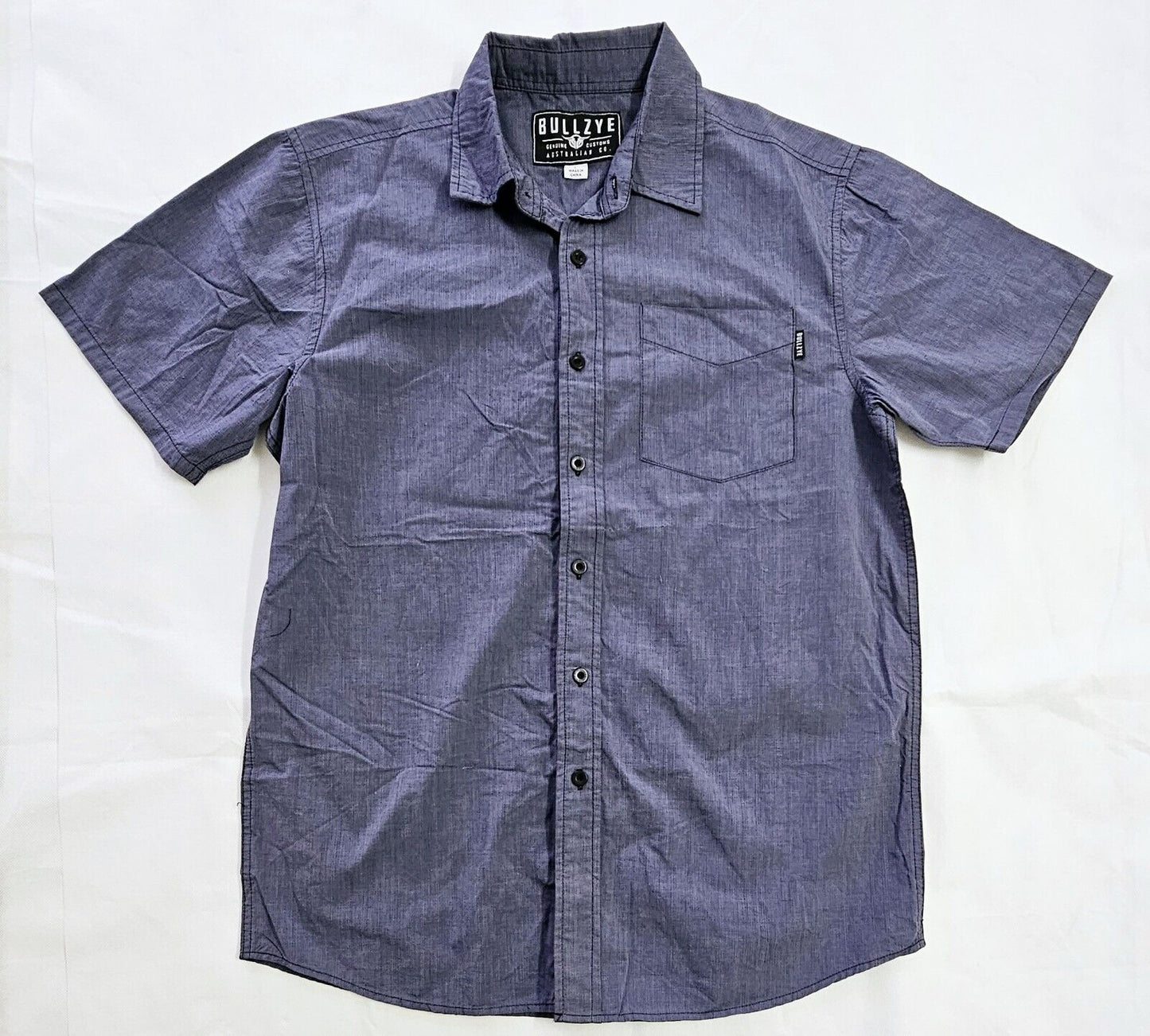 Bullzye Customs Short Sleeve Mens Shirt Size L