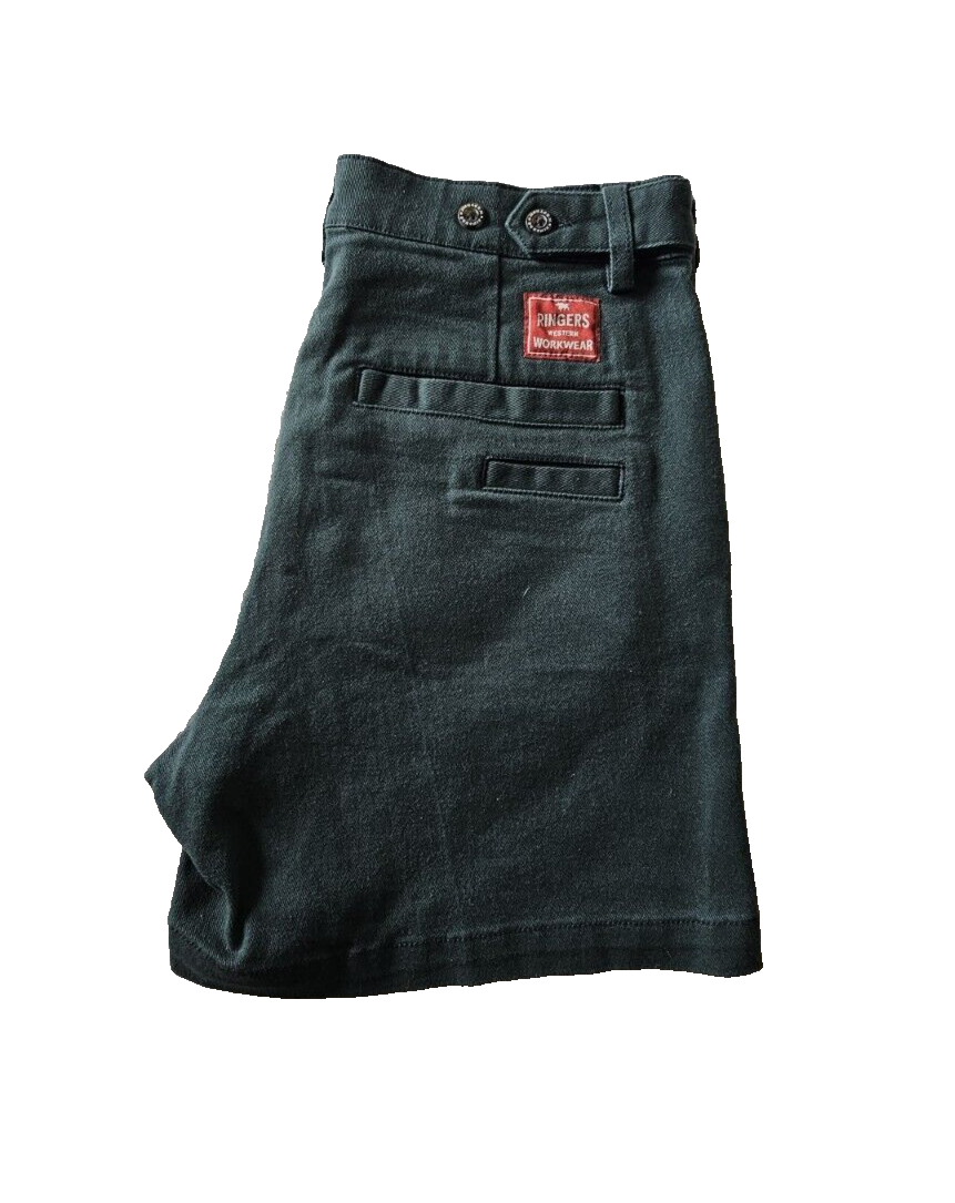 Ringers Western Cloncurry Men's Heavy Weight Work Short Forest Green 30