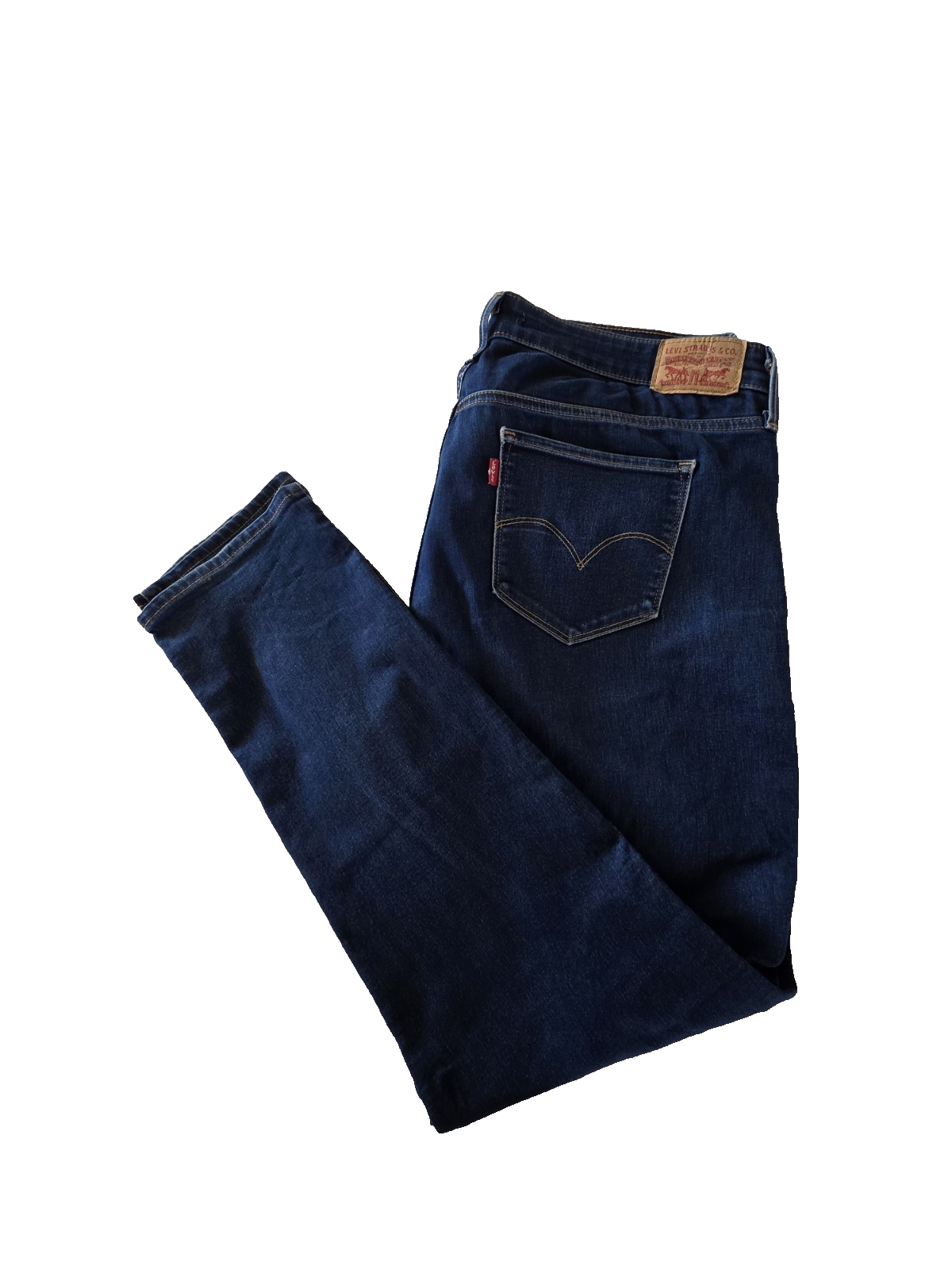 Levi's 311 Shaping Skinny Ladies Dark Denim Jeans Size 18W