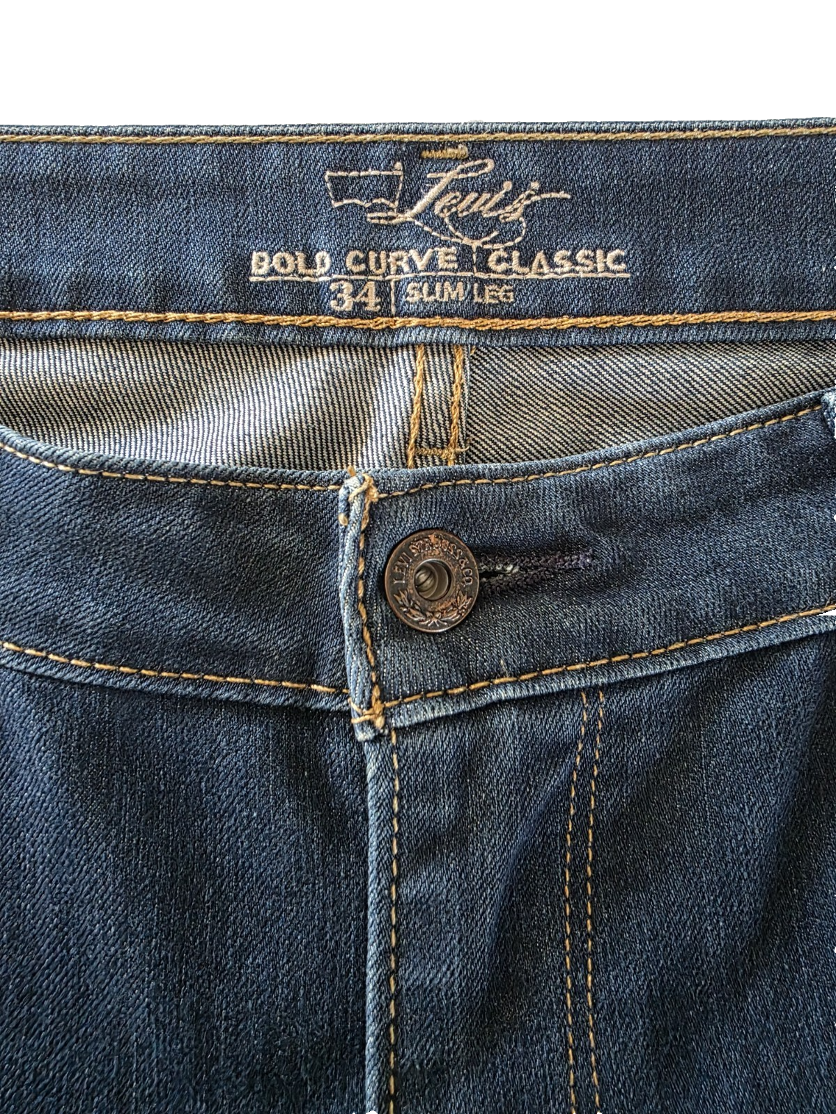 Levi's Bold Curve Classic Slim Leg Ladies Jeans Size 34 x 34