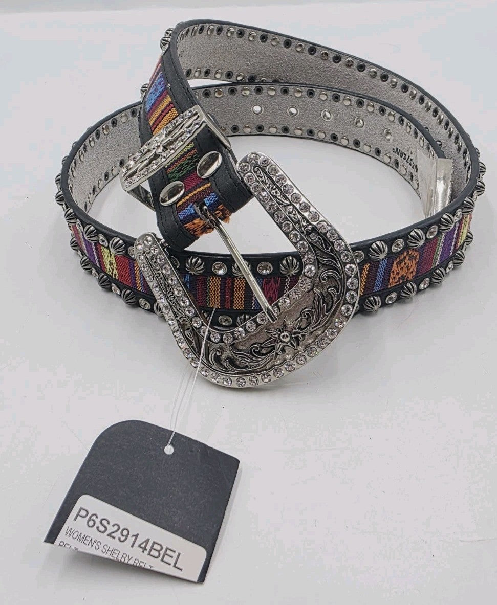 Pure Western Shelby Belt Ladies Size 38" - NEW -