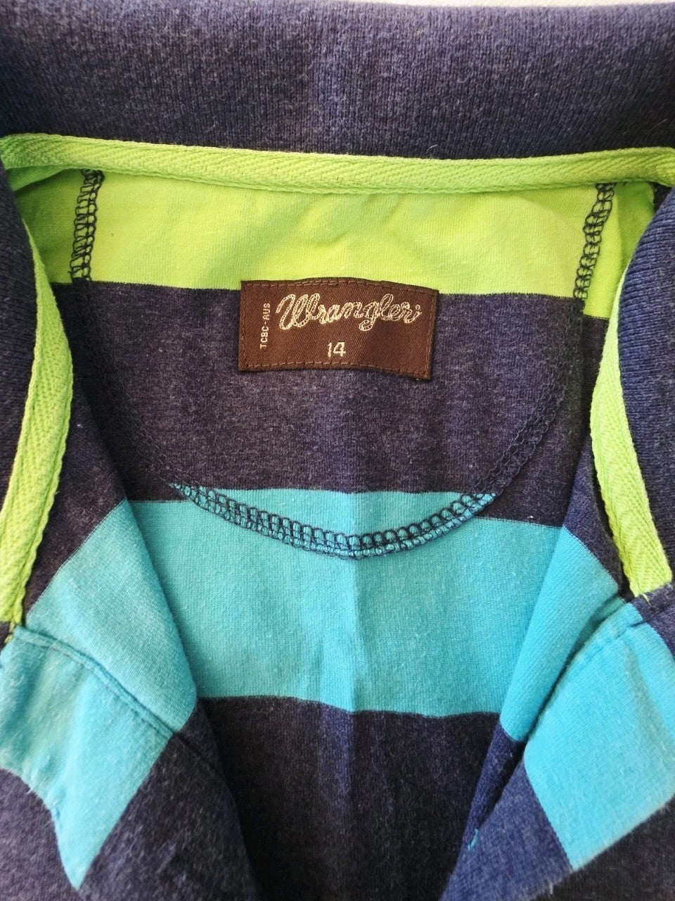 Wrangler Logo Polo Shirt Ladies Size 14