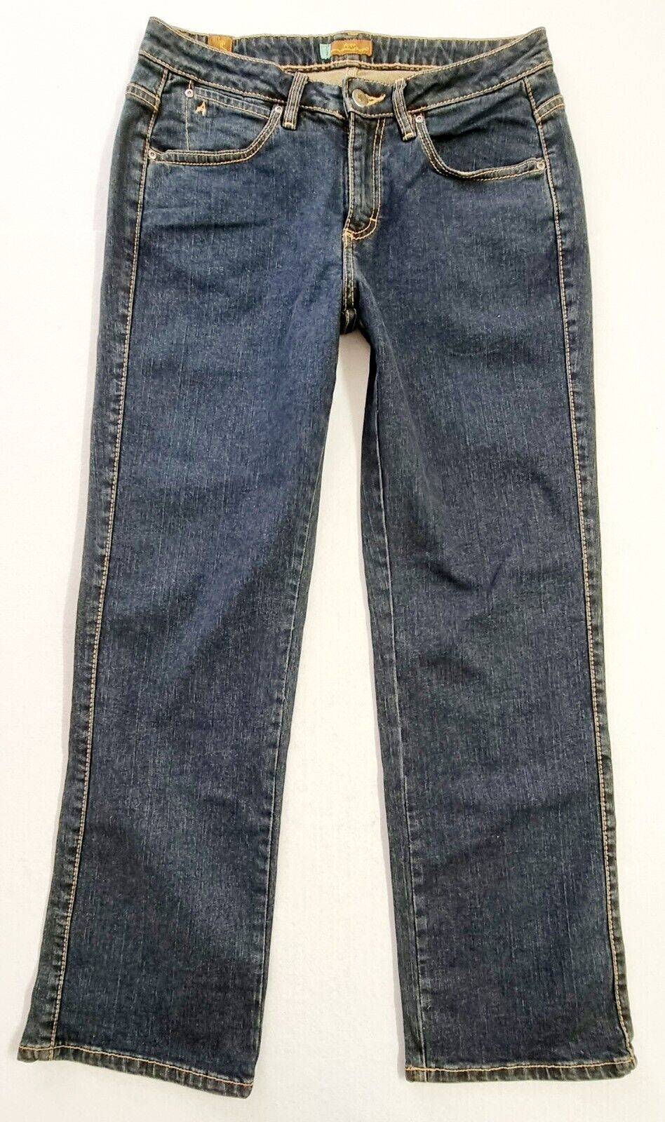 Wrangler Aura Denim Bootcut Blue Jeans Size 8P/SHT 29'' x 30"
