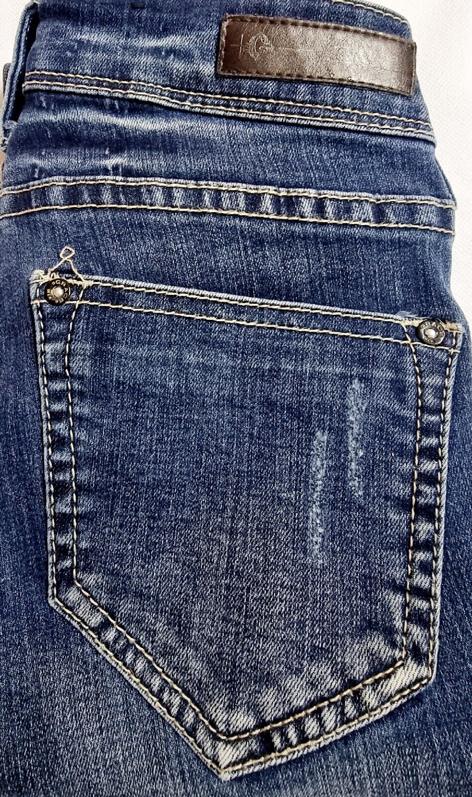Grace In LA Distressed Floral Detail Skinny Jeans Ladies Size 24