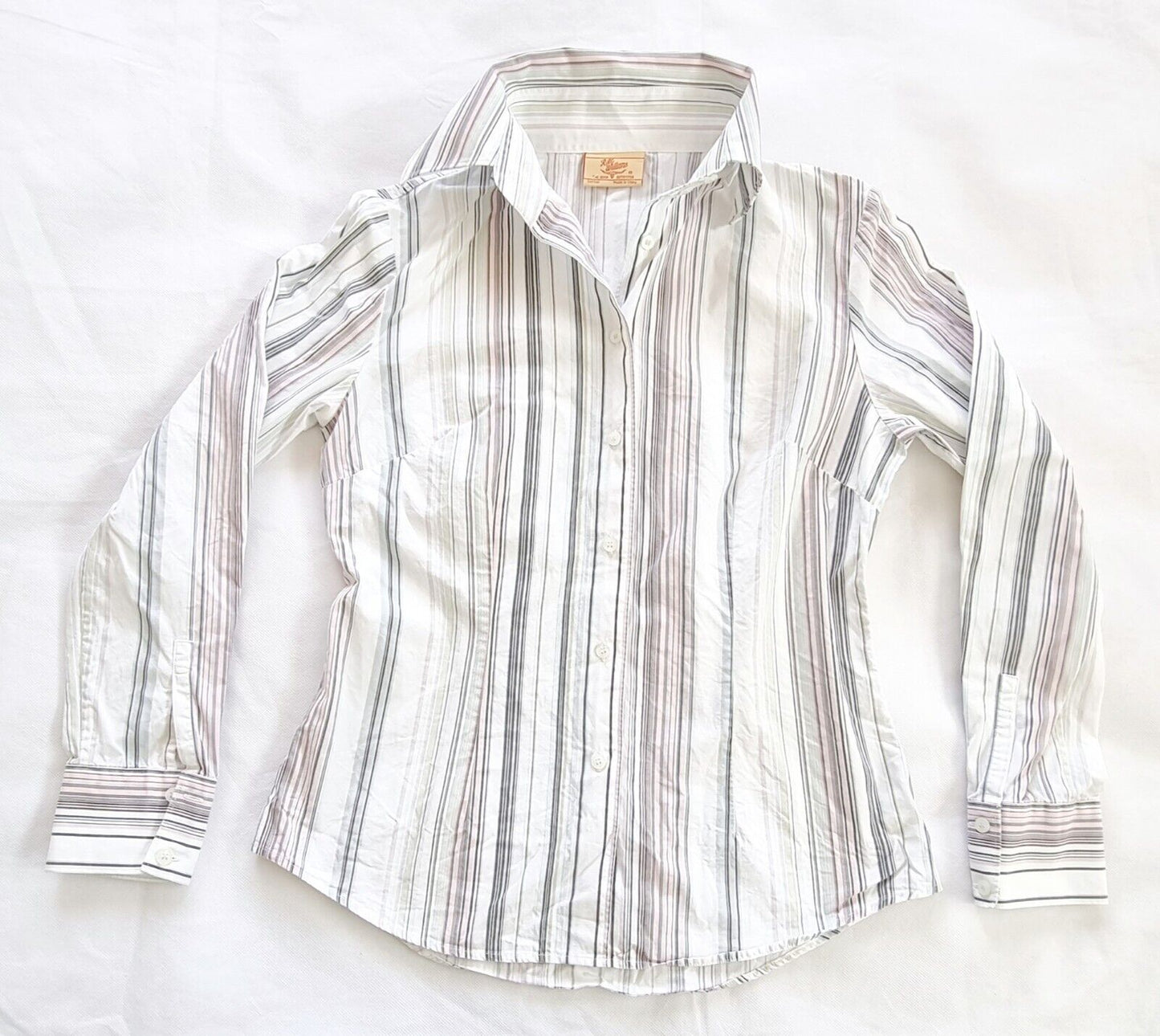 R.M.Williams Striped Fitted Shirt Ladies Size 8