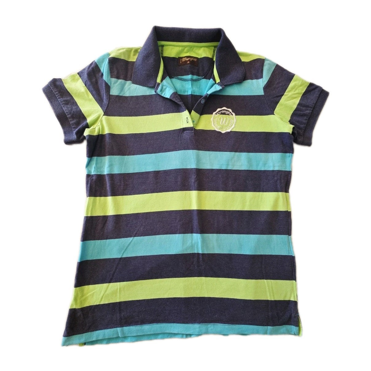Wrangler Logo Polo Shirt Ladies Size 14