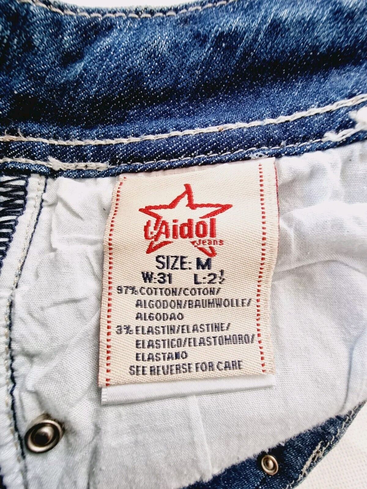 LA Idol USA Denim Shorts Ladies Size 31