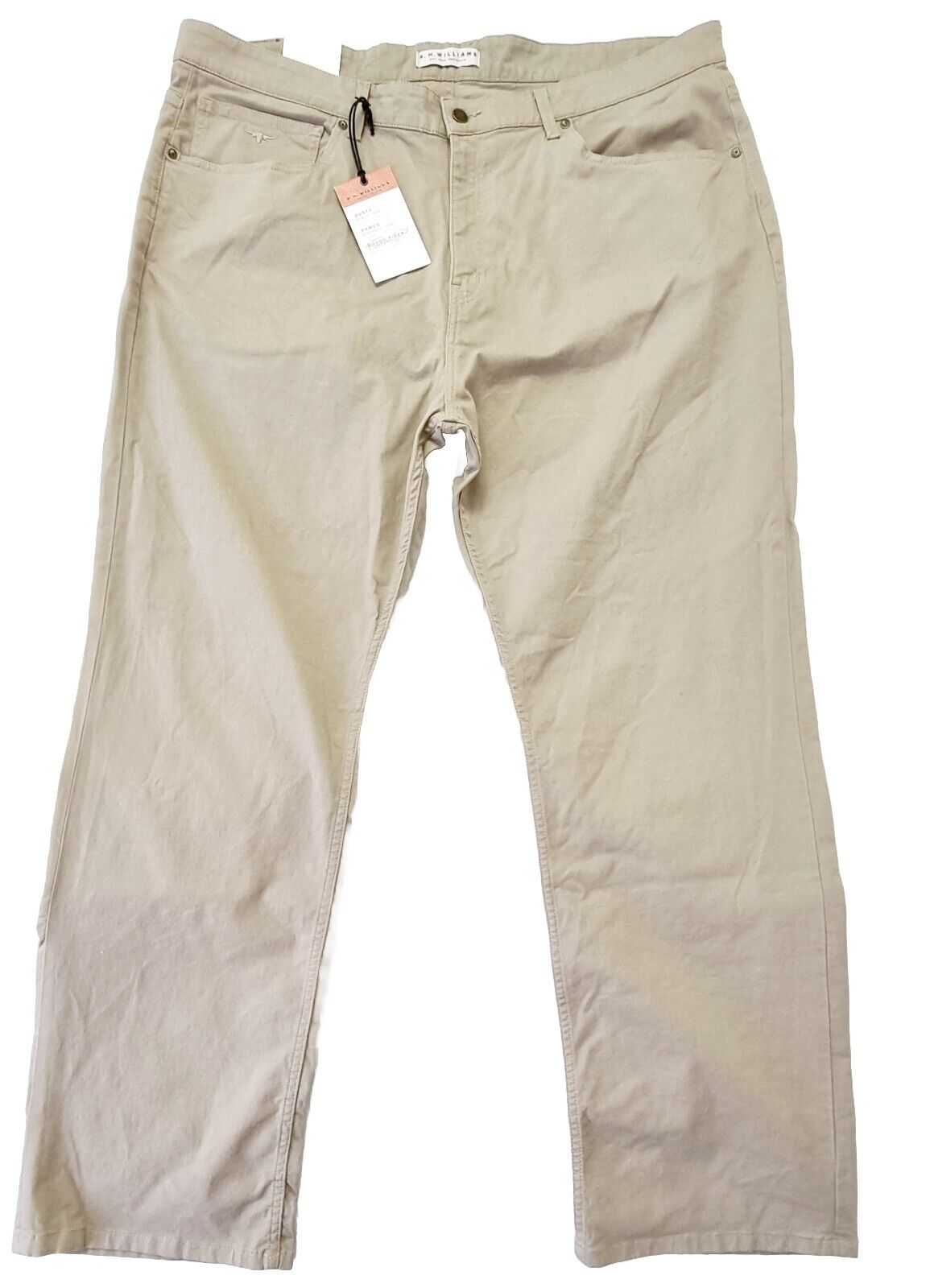 R.M. Williams Rough Rider Sand Relaxed Fit Straight Leg Pants Men's Size 42 NEW