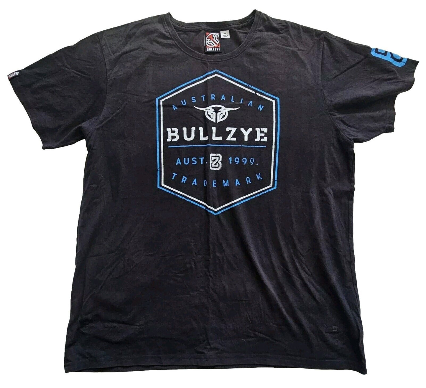 Bullzye Distressed Logo Men's T-Shirt Size 2XL