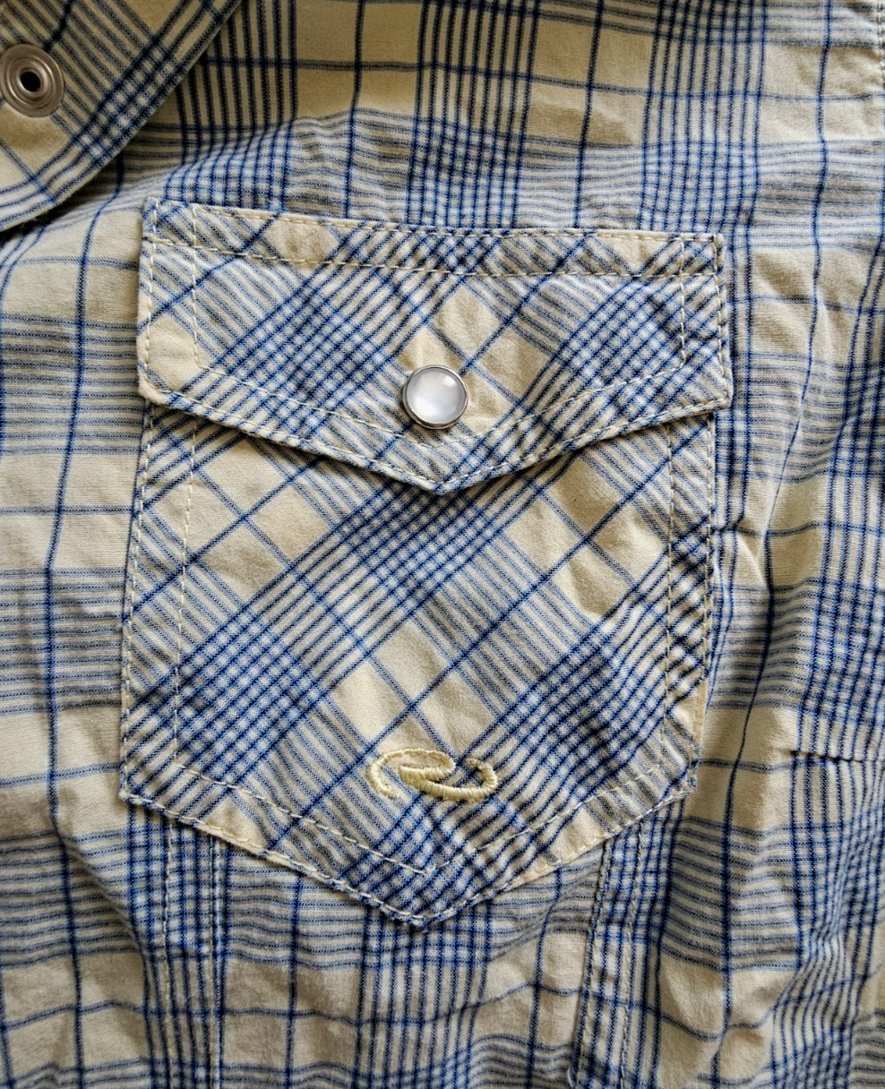 Roper Western Riding Long Sleeve Fitted Shirt Ladies Size Large