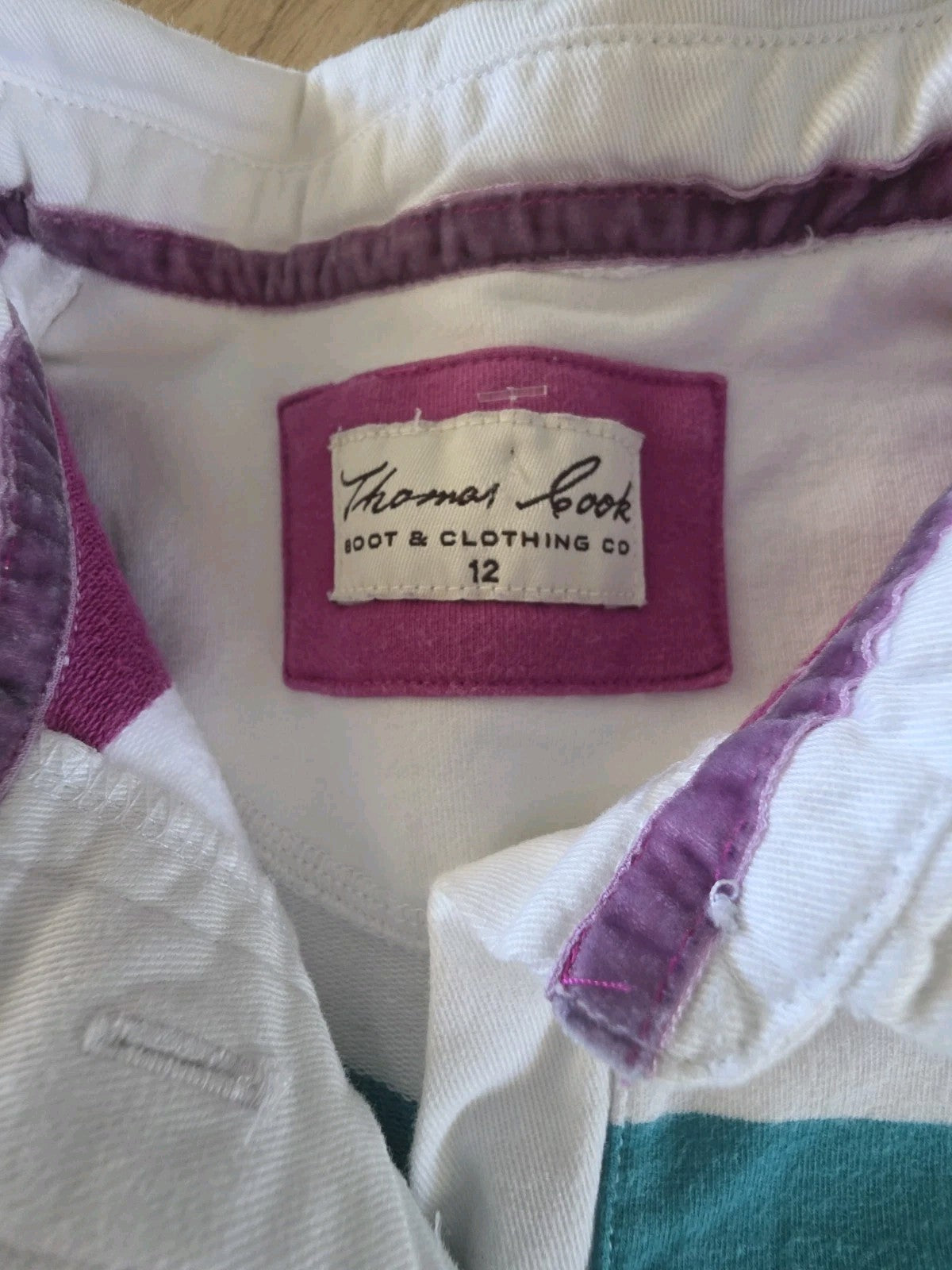 Thomas Cook Long Sleeve Polo Jumper Girls Size 12