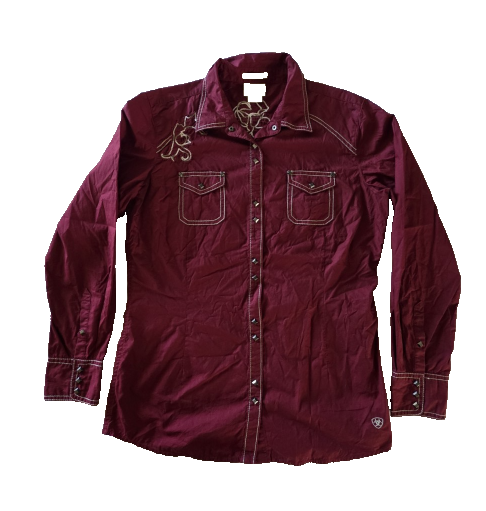 Ariat Western Arena Fitted Shirt Ladies Size Large