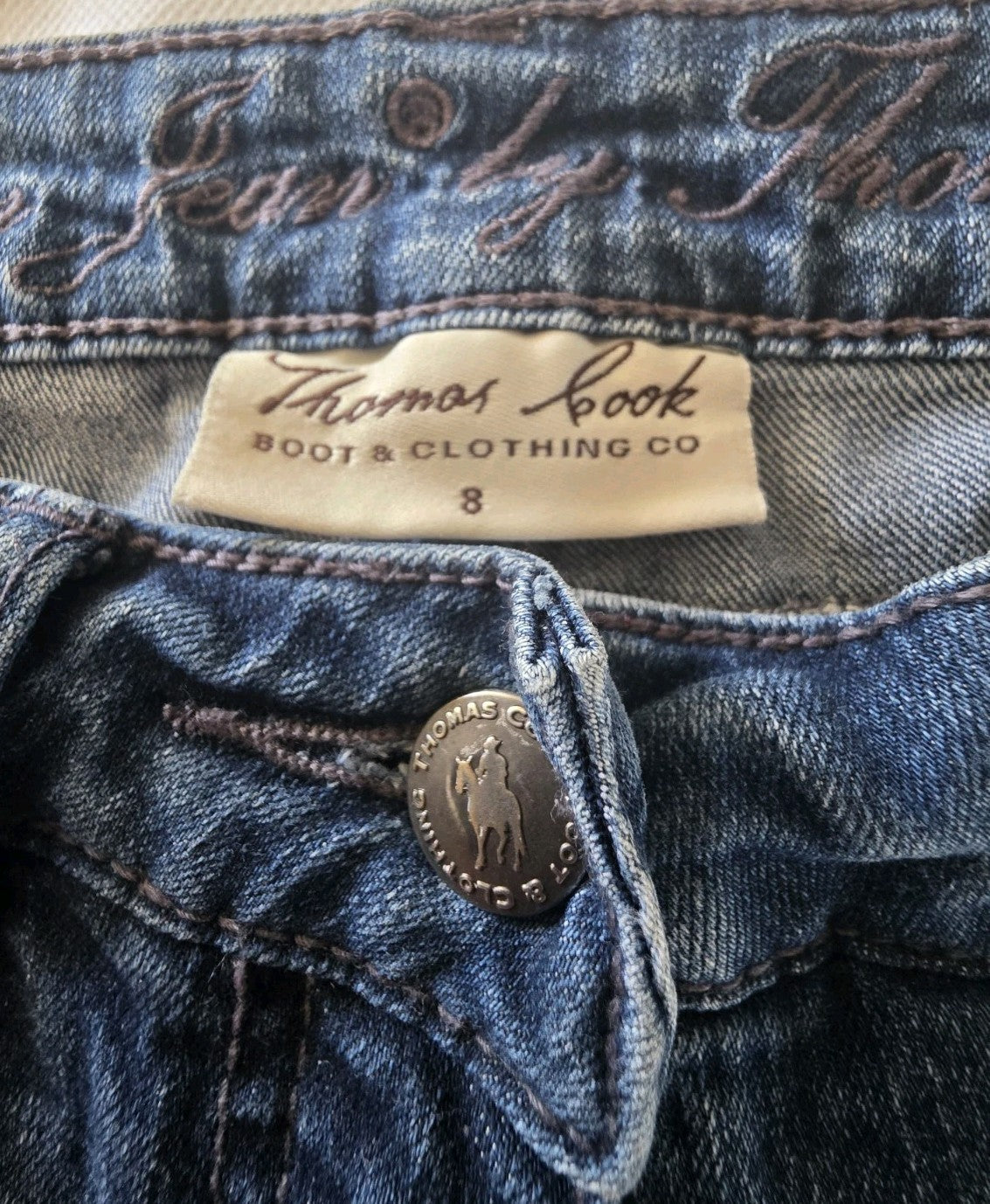 Thomas Cook Wonder Jeans Tapered Leg Ladies Jeans Size 8