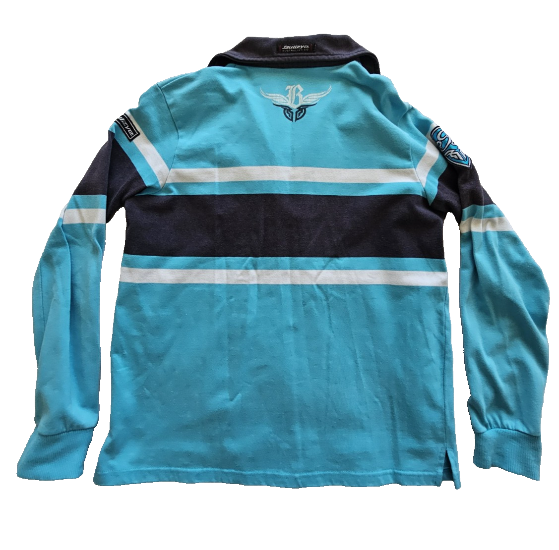 Bullzye Retro Logo Rugby Jersey Ladies Size 12