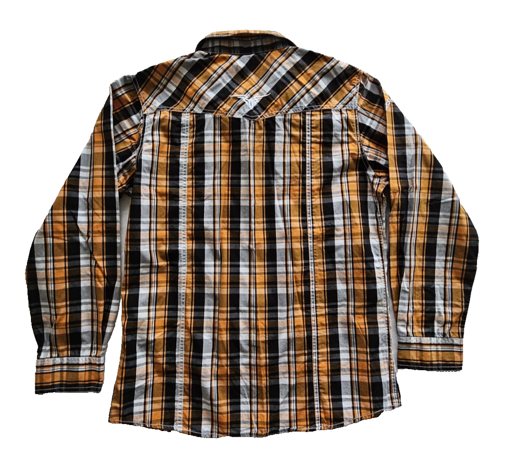 Bullzye Long Sleeve Western Shirt Boys Size 12