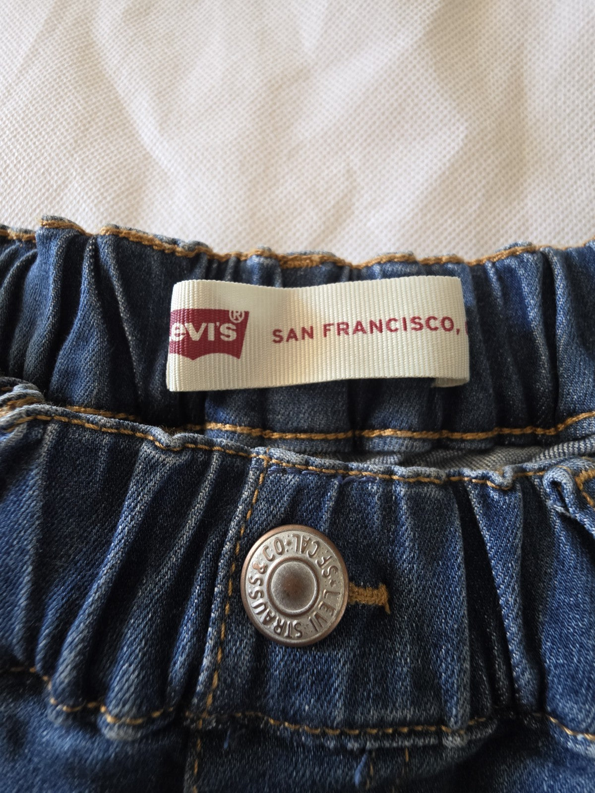 Levi's Patchwork Levi Ladies Shin length Jeans Size Small Short