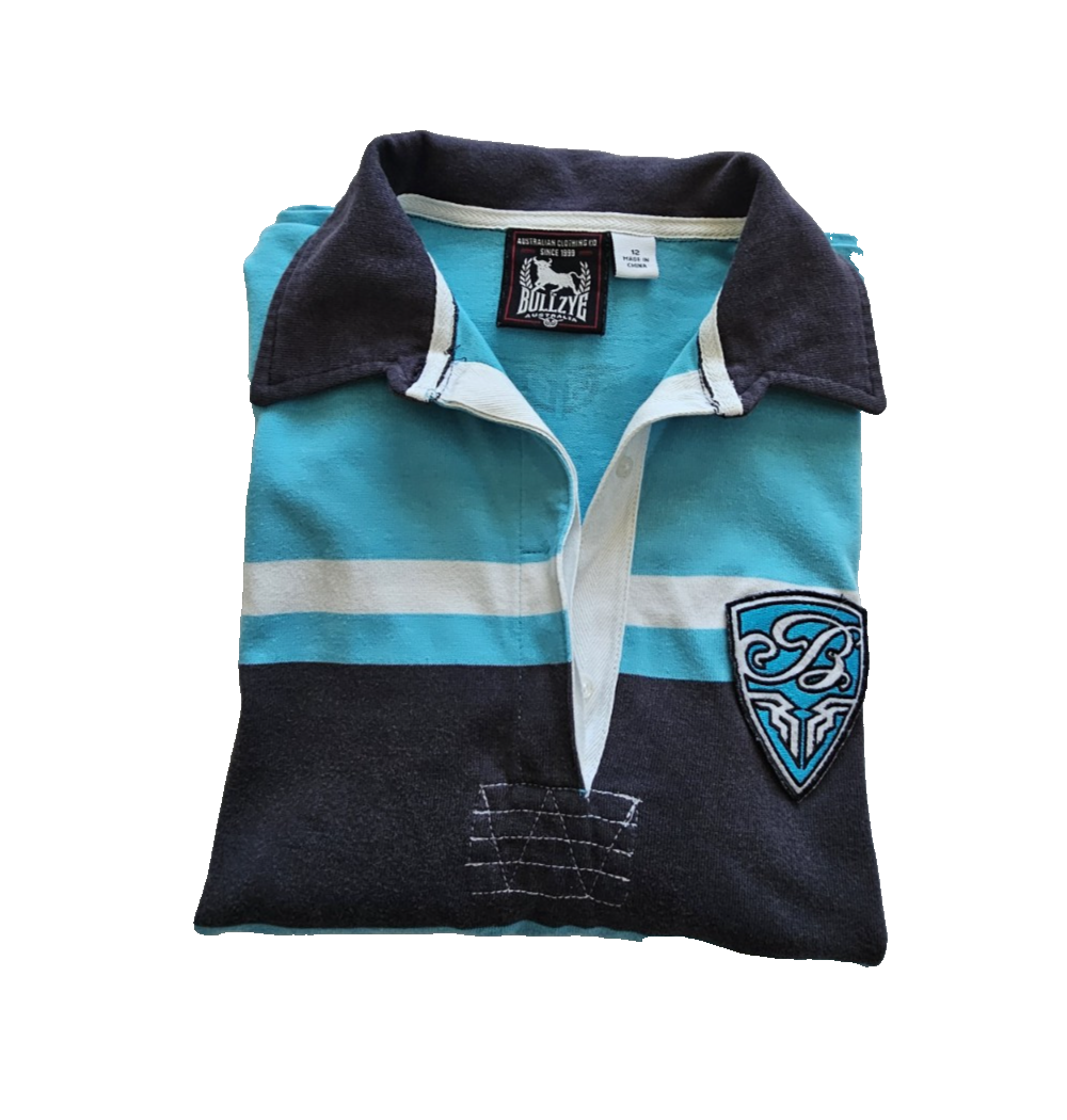 Bullzye Retro Logo Rugby Jersey Ladies Size 12