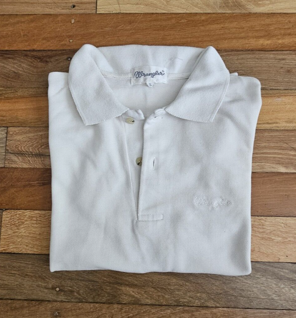 Wrangler Stealth Logo Cropped Polo Shirt Ladies Size Large