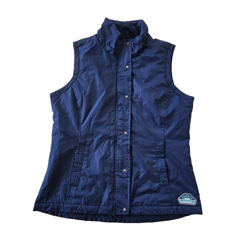 Wrangler Navy Puffer Vest Ladies Size S