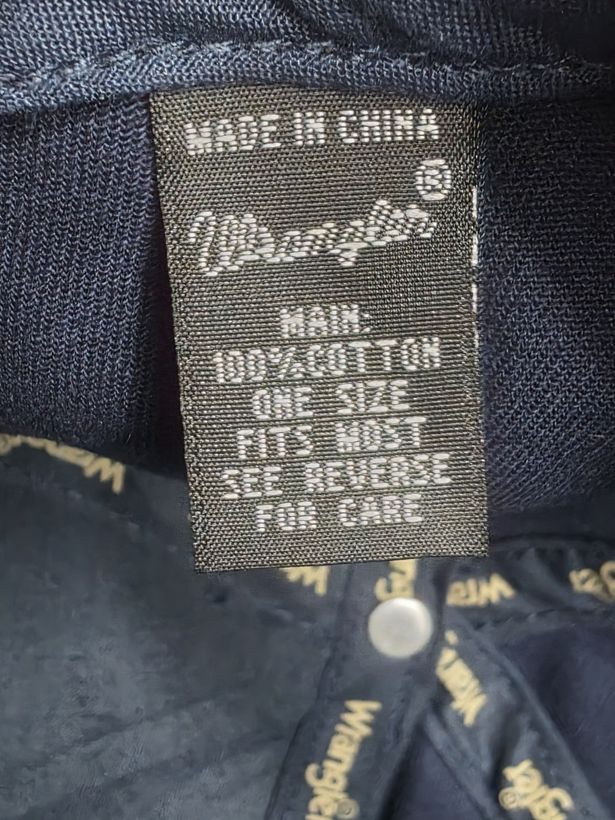 Wrangler Aztec Logo Design Cap Adjustable Strap