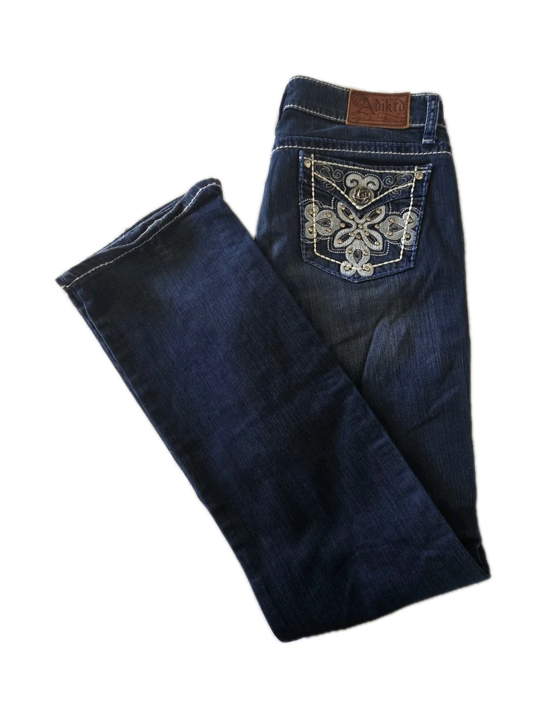 Adiktd Western Style Low Rise Bootcut Ladies Jeans Size 30" x 36"