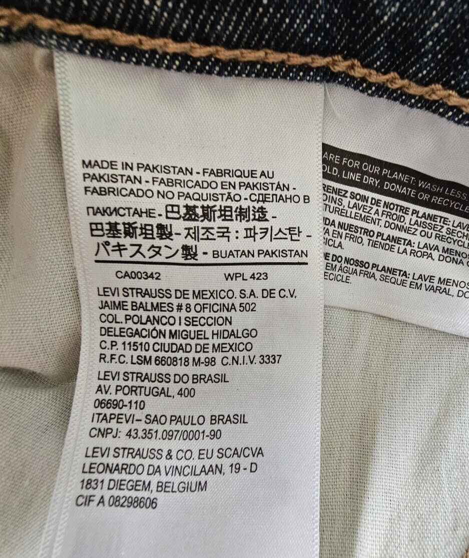 Levi's Raw Hem Denim Skirt Ladies Size 18