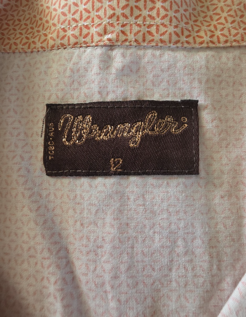 Wrangler Western Arena Long Sleeve Shirt ladies Size 12